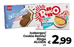 Coop Iceberger/ Cookie Remix/ Ringo ALGIDA offerta
