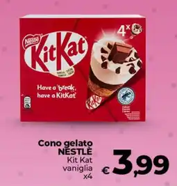 Coop Cono gelato NESTLE Kit Kat vaniglia offerta