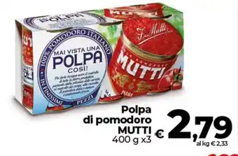 Coop Polpa di pomodoro MUTTI offerta