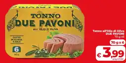 Coop Tonno all'Olio di Oliva DUE PAVONI offerta