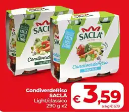 Coop CondiverdeRiso SACLÀ Light/classico offerta