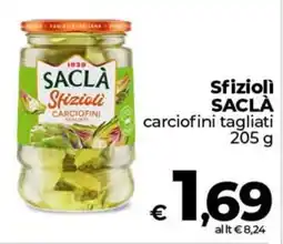 Coop Sfiziolì SACLÀ carciofini tagliati offerta