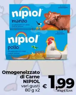 Coop Omogeneizzato di NIPIOL € 80 g x2 Carne offerta