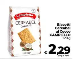 Coop Biscotti Cereabel al Cocco CAMPIELLO offerta