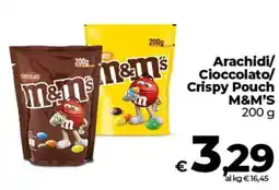 Coop Arachidi/ Cioccolato/ Crispy Pouch M&M'S offerta