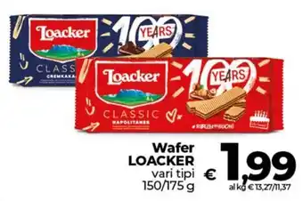 Coop Wafer LOACKER offerta