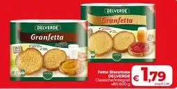 Coop Fette Biscottate DELVERDE Classiche/Integrali offerta