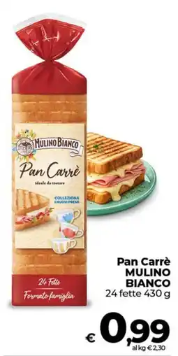Coop Pan Carrè MULINO BIANCO 24 fette offerta