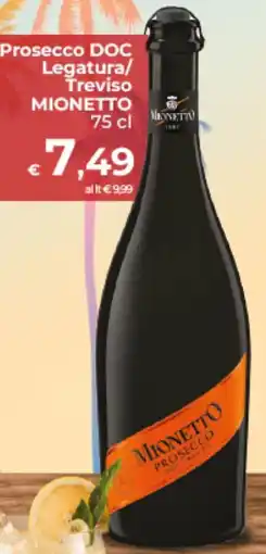 Coop Prosecco DOC Legatura/ Treviso MIONETTO offerta