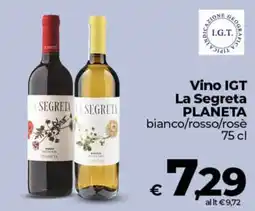 Coop Vino IGT La Segreta PLANETA bianco/rosso/rosè offerta