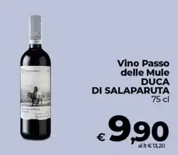 Coop Vino Passo delle Mule DUCA DI SALAPARUTA offerta