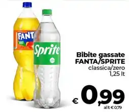 Coop Bibite gassate FANTA/SPRITE classica/zero offerta
