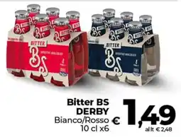 Coop Bitter BS DERBY Bianco/Rosso offerta