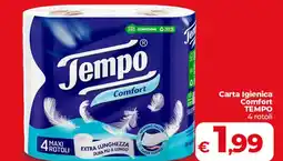 Coop Carta Igienica Comfort TEMPO offerta