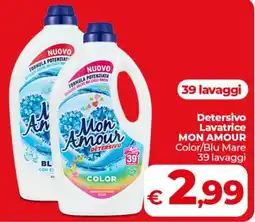 Coop Detersivo Lavatrice MON AMOUR Color/Blu Mare offerta