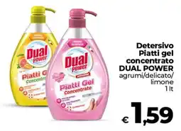 Coop Detersivo Piatti gel concentrato DUAL POWER offerta