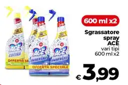 Coop Sgrassatore spray ACE offerta