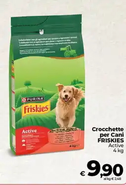 Coop Crocchette per Cani FRISKIES Active offerta
