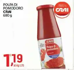 Crai Polpa di pomodoro CRAI offerta