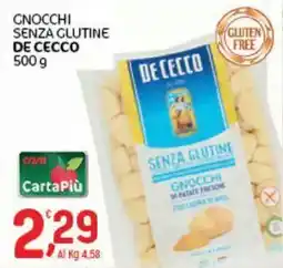 Crai Gnocchi senza glutine DE CECCO offerta