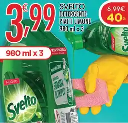 Crai Svelto detergente piatti limone offerta