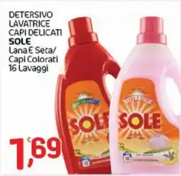 Crai Detersivo lavatrice capi delicati SOLE offerta