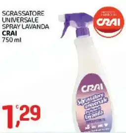 Crai Sgrassatore universale spray lavanda CRAI offerta