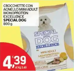 Crai Crocchette con acnello mini adult monoprotein excellence SPECIAL DOG offerta