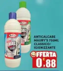 Maury's Anticalcare maury's classico/ igienizzante offerta