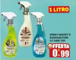 Maury's Spray maury's sgrassatore offerta