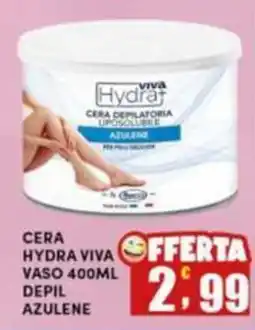 Maury's Cera hydra viva vaso depil azulene offerta
