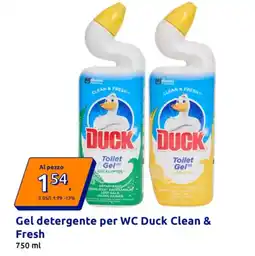Action Gel detergente per WC Duck Clean & Fresh offerta