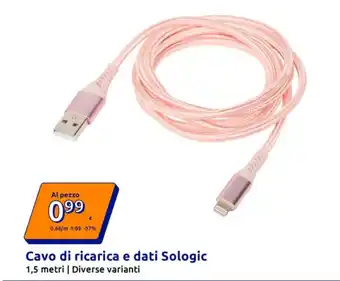 Action Cavo di ricarica e dati Sologic offerta