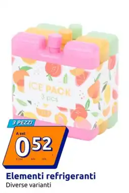 Action Elementi refrigeranti offerta