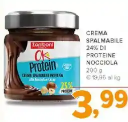 Todis Crema spalmabile 24% di proteine nocciola offerta