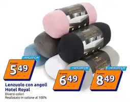 Action Lenzuolo con angoli Hotel Royal offerta