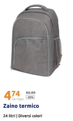 Action Zaino termico offerta