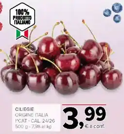 Todis Ciliegie origine italia mcat cal. 24/26 offerta