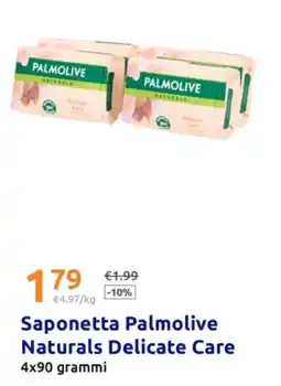 Action Saponetta Palmolive Naturals Delicate Care offerta
