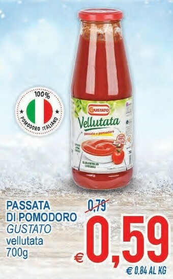 MD Discount Passata di pomodoro vellutata 700 g(ml) offerta