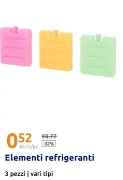 Action Elementi refrigeranti offerta