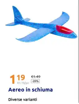 Action Aereo in schiuma offerta