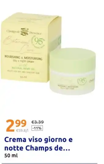 Action Crema viso giorno e notte Champs de offerta
