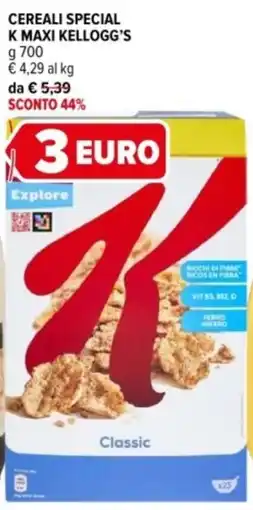 Iperal Cereali special k maxi KELLOGG'S offerta
