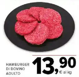 Todis Hamburger di bovino adulto offerta