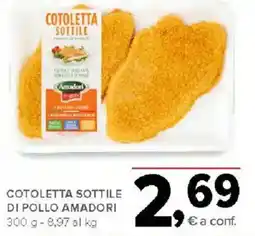 Todis Cotoletta sottile di pollo amadori offerta