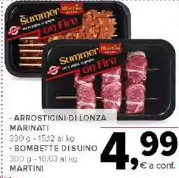 Todis Arrosticini di lonza marinati , - bombette disuino offerta