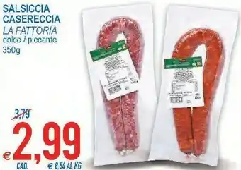 MD Discount Salsiccia casereccia dolce 350 g offerta