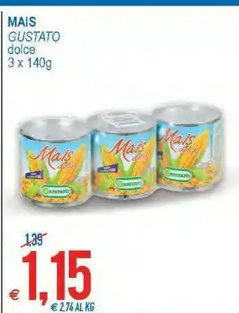 MD Discount Mais dolce 140 g(ml) offerta