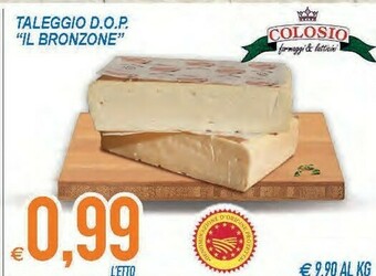 MD Discount Colosio taleggio dop il bronzone offerta